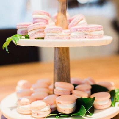 Wood Marble 2-Tier Server - image 14 of 15