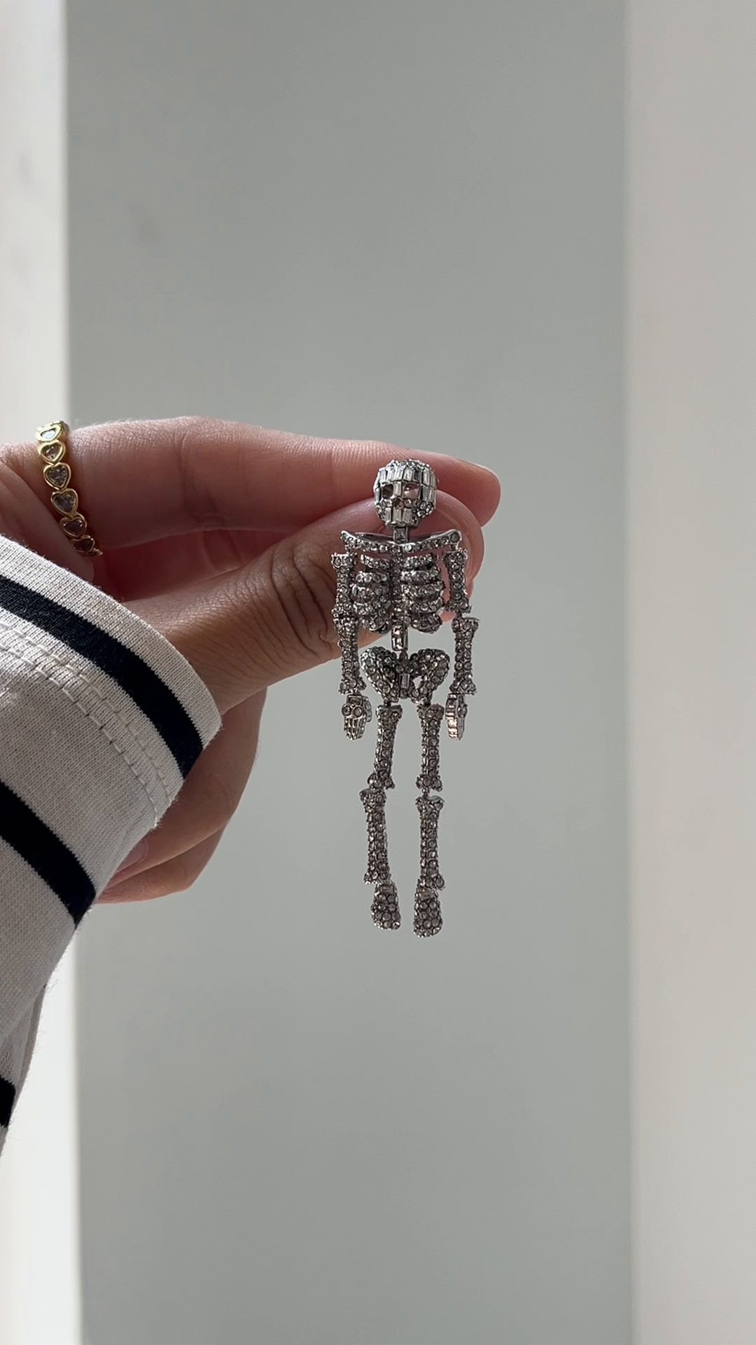 Drop Dead Hottie Earrings - Silver