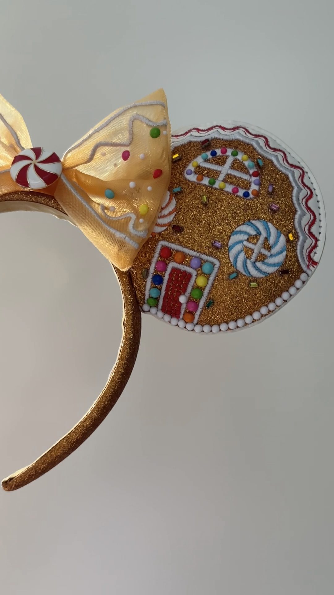Disney Minnie Mouse Gingerbread Ears Headband - Minnie Mouse Gingerbread Ears