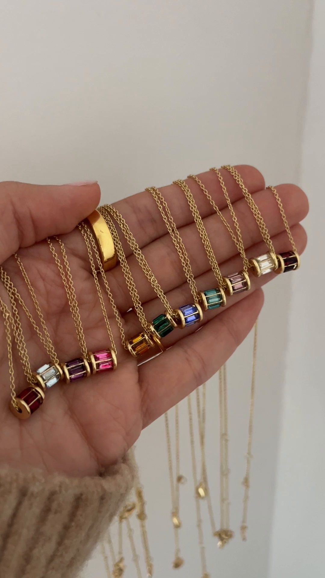 Tatum Birthstone Necklace - Amethyst